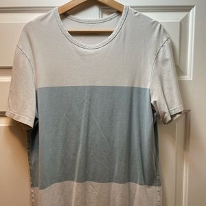 Lulu 5-Year Basic Tee, white/blue